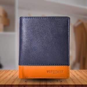RFID Proven Men's Wallet - Brown & Blue