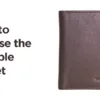 Brown wallet