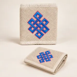 Pure Hemp Wallet – Handmade in India, Eco-Friendly
